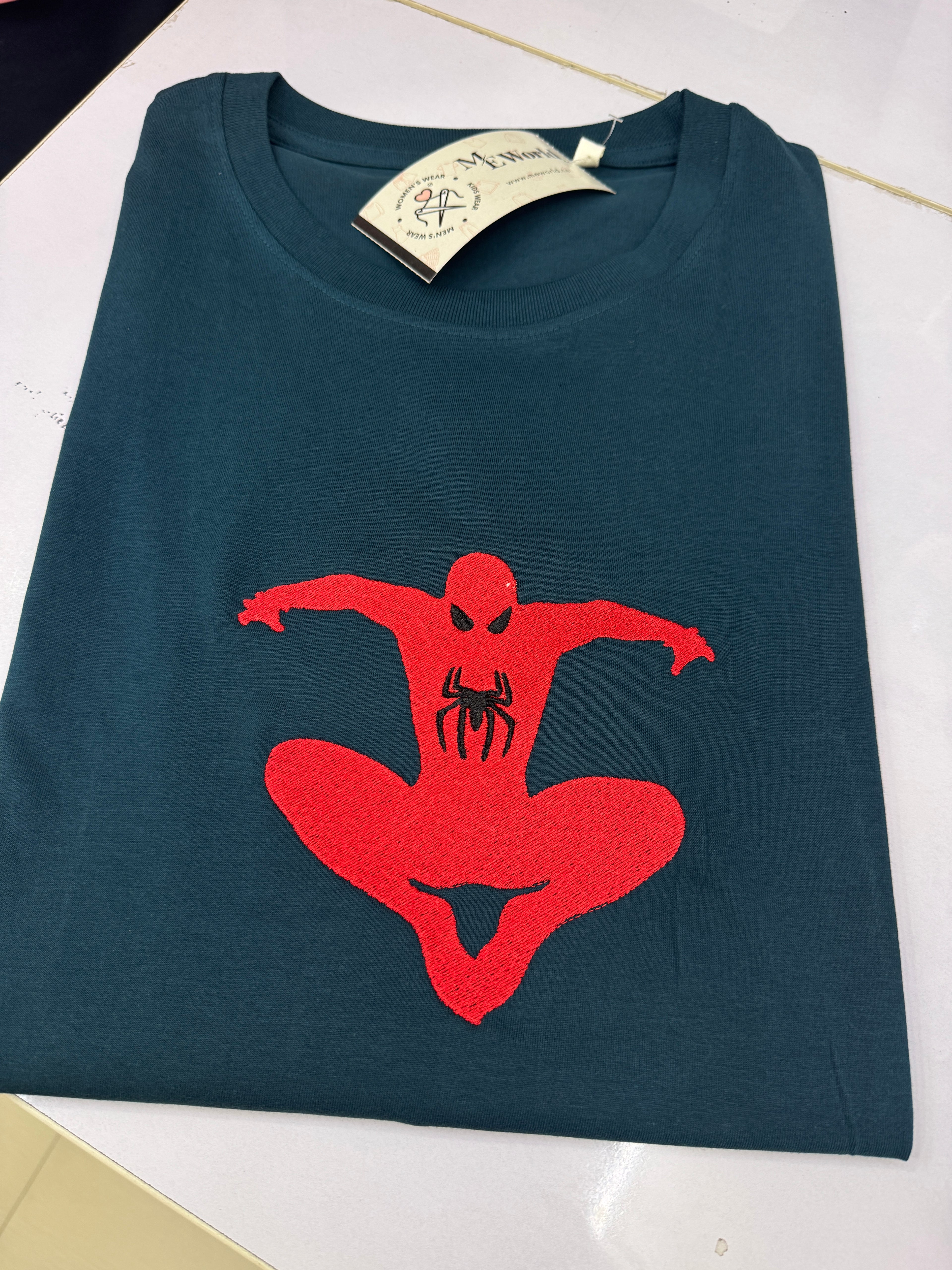 Spiderman Jump Embroidery