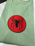 Spider Round Logo Embroidery
