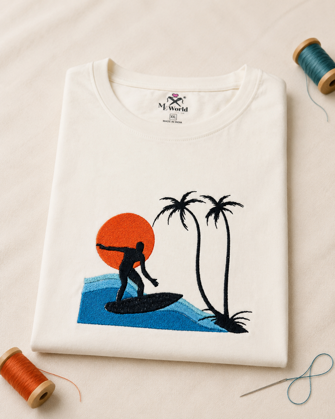Surfer Embroidery
