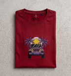 Thar on Beach Embroidery