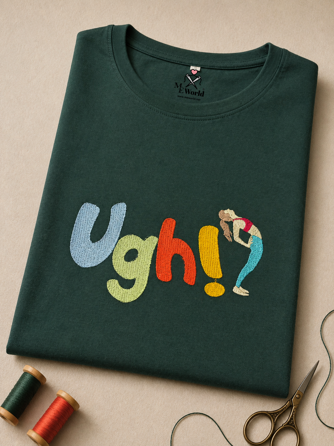 Ugh Woman Embroidery