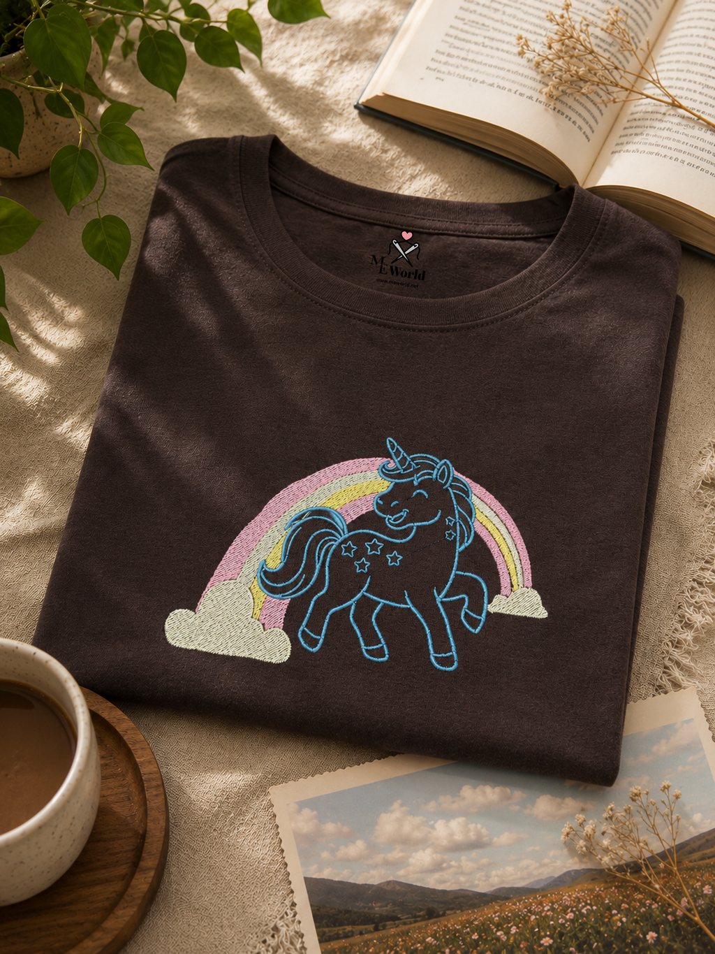 Unicorn Cloud Embroidery