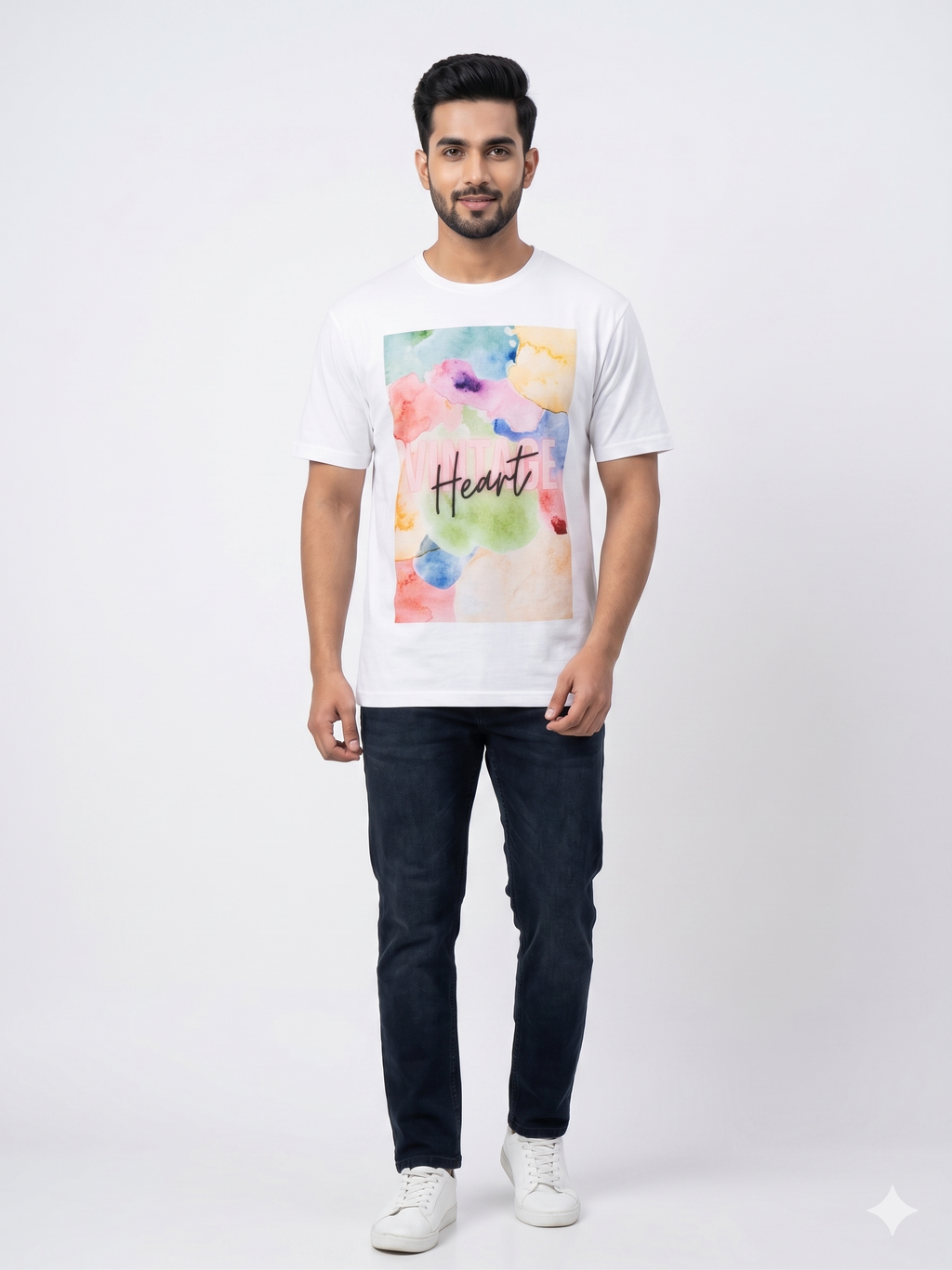 Vintage Heart Print