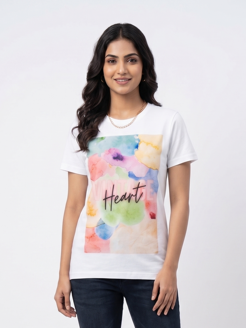 Vintage Heart Print