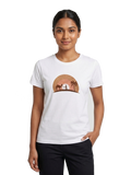 Camel Desert Round Embroidery