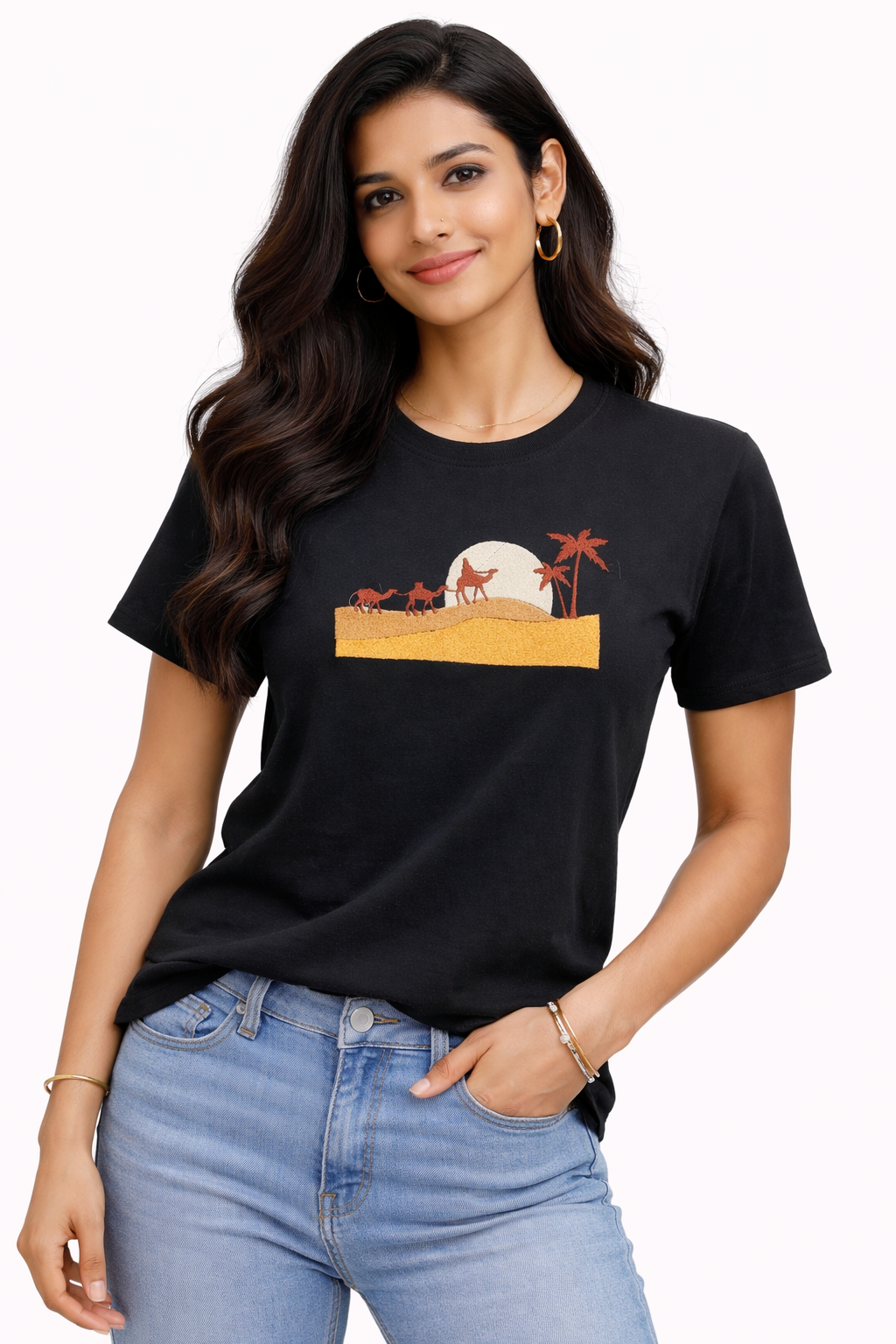 Desert Camel Embroidery