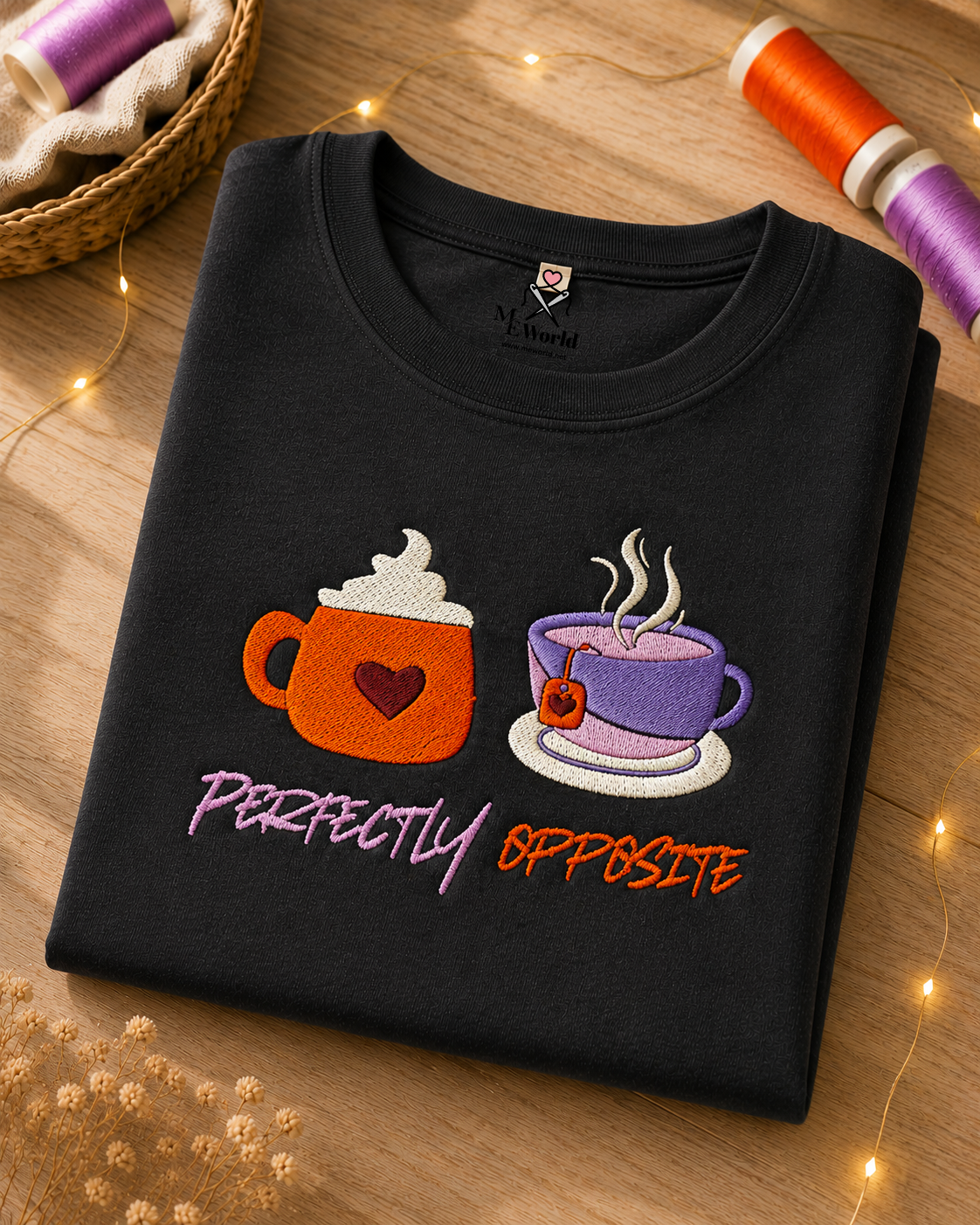 Perfectly Opposite Embroidery