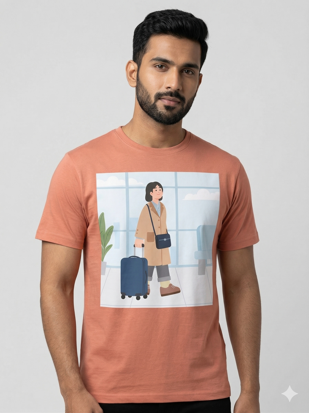 Travel Girl Print