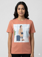 Travel Girl Print