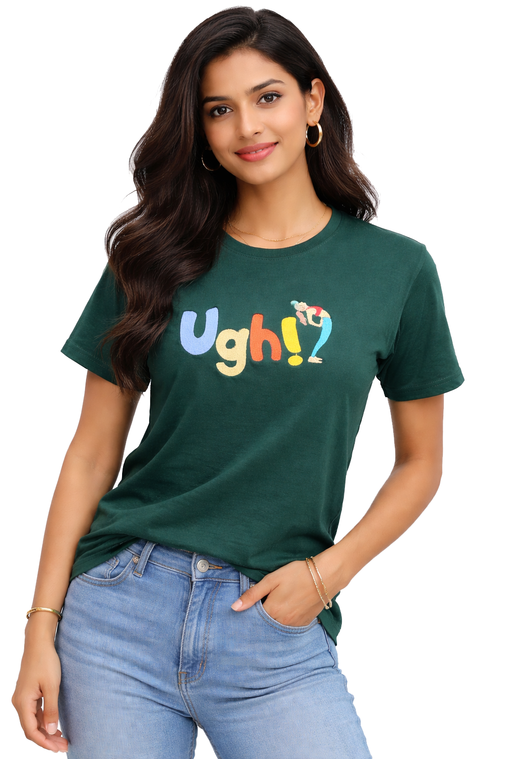 Ugh Woman Embroidery