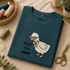 What the Duck Embroidery